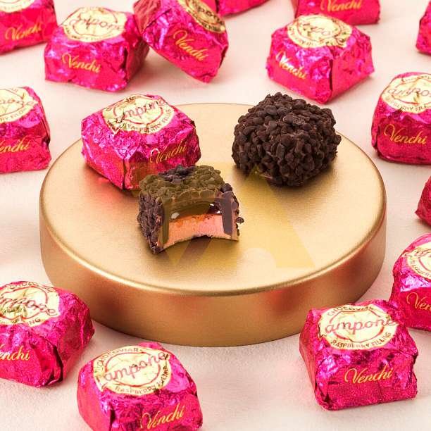 Конфеты шоколадные c малиновой начинкой CHOCOVIAR SELECTION, VENCHI, 1 кг  Venchi Италия