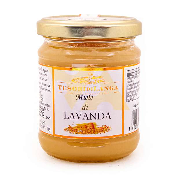 Мед лавандовый, TESORI DI LANGA, 0,250 кг (ст/б)  Apicoltura Brezzo Италия