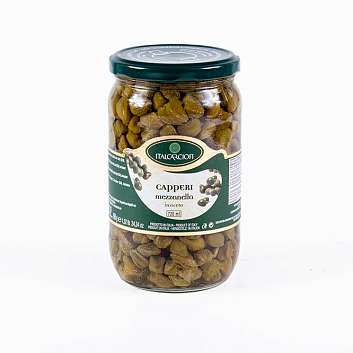 Каперсы Меццанелла в уксусе, ITALCARCIOFI, 0,69 кг/0,42 кг/0,72 л (ст/б)