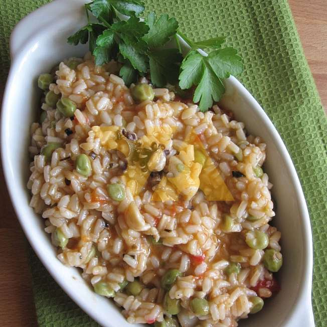 Ризотто по-венециански с каракатицами