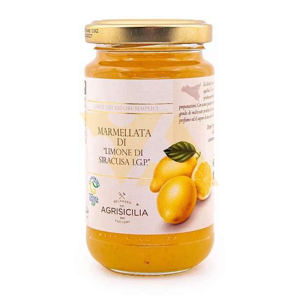 Джем из сиракузских лимонов IGP, L'ARTE SAPORI SEMPLICE, 0,240 кг (ст/б)  Agrisicilia Италия