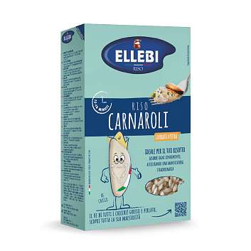 Рис Карнаролли, ELLEBI, 0,500 кг (вак/уп)