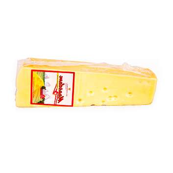 Маасдам REAL SWISS CHEESE, сыр полутвердый, жирность 48%, брус, ~ 3 кг
