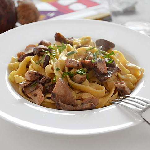 Тальятелле с грибами