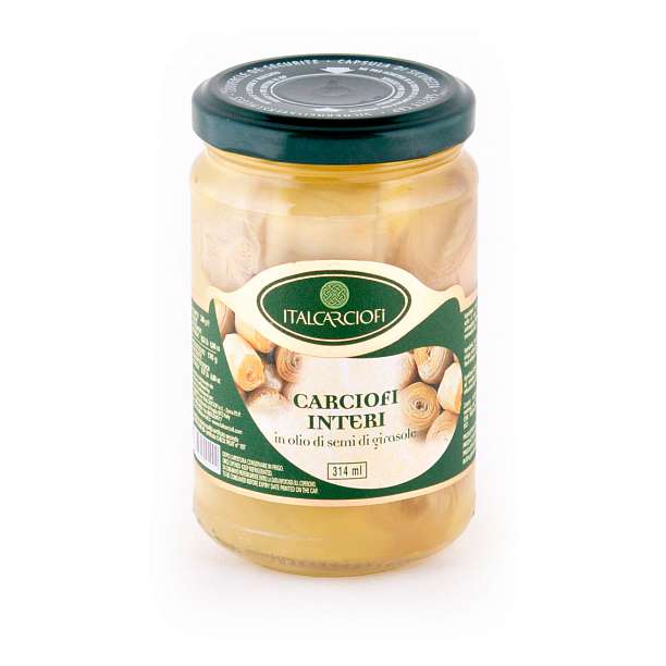 Артишоки целые в подсолнечном масле, ITALCARCIOFI, 0,28 кг/0,17 кг/0,314 л (ст/б)  Italcarciofi S.r.L. Италия