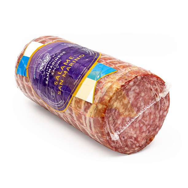 Салями Сан Марино, FABBRICA SAMMARINESE DEI SALUMI, ~ 1,5 кг (вак/уп)  Таганский мясокомбинат Россия