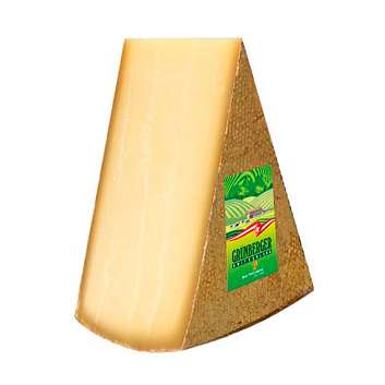 Грюнбергер REAL SWISS CHEESE, сегмент 1/16, сыр твердый, выдержка 5 мес., жирность 50%, ~ 3 кг