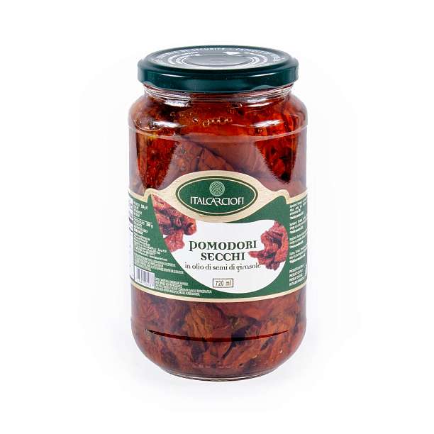 Томаты сушеные в подсолнечном масле, ITALCARCIOFI, 0,68 кг/0,32 кг/0,72 л (ст/б)  Italcarciofi S.r.L. Италия