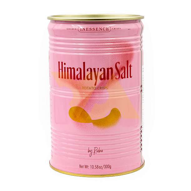 Чипсы картофельные с гималайской розовой солью, RUBIO, 0,300 кг (ж/б)  Rubio Snacks Испания