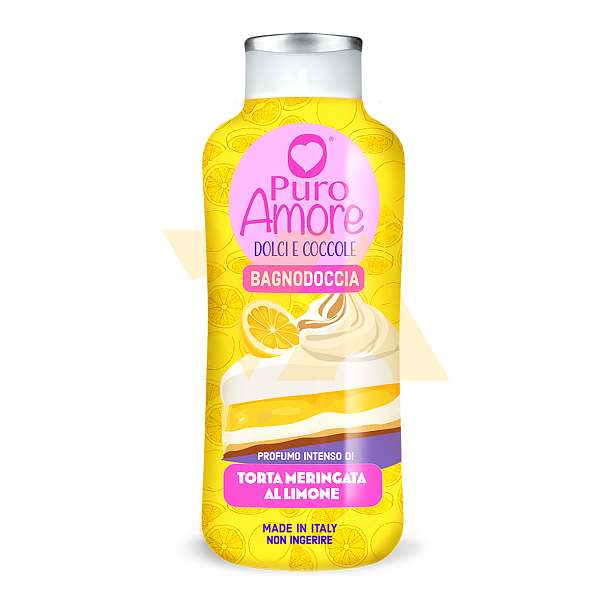Гель для душа "Лимонный меренговый торт" FarmaLais Италия