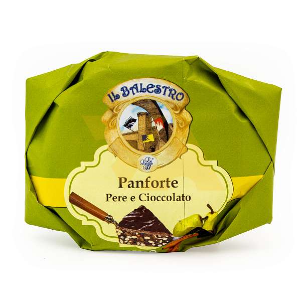 Панфорте с шоколадом и грушей IL BALESTRO, 0,250 кг (бум/уп)  Le Logge Италия