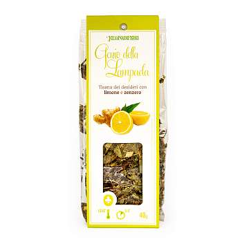 Чай травяной с лимоном и имбирем "Джин из лампы" REGINADIFIORI, 0,040 гр (пласт/пак)