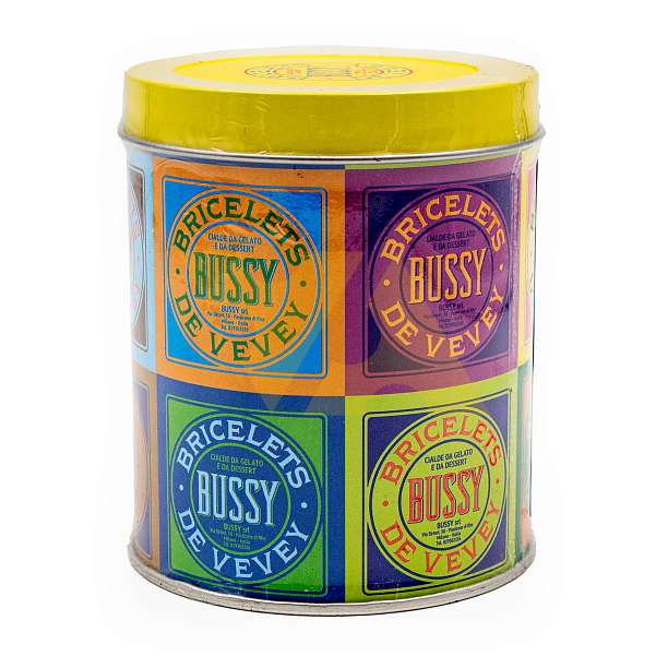 Хрустящие вафельные трубочки с начинкой из молочного крема TUBINI CREMA, 0,280 кг (туба ж/б)  Bussy Италия