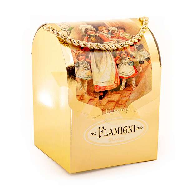 Панеттоне мини с каплями шоколада без изюма и цукатов, FLAMIGNI, 0,08 кг  Flamigni S.r.L. Италия