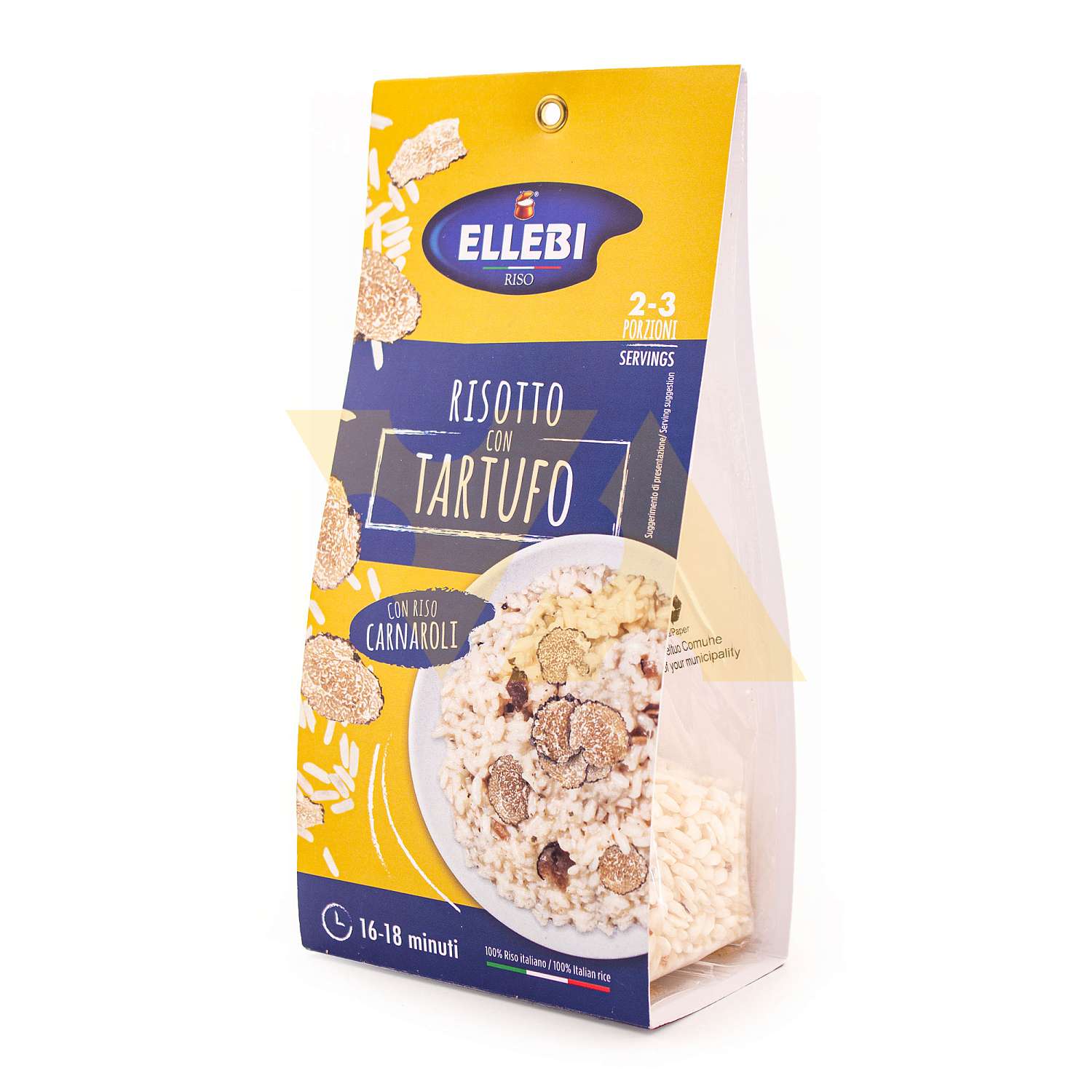 Ризотто с трюфелем на основе риса Карнароли, ELLEBI, 0,175 кг купить с ...