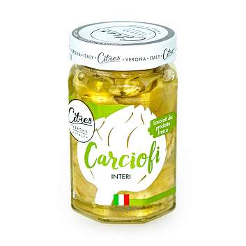 Артишоки целые в подсолнечном масле, CITRES, 0,290 кг (ст/б)