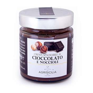 Крем шоколадно-ореховый, AGRISICILIA, 0,200 кг (ст/б)