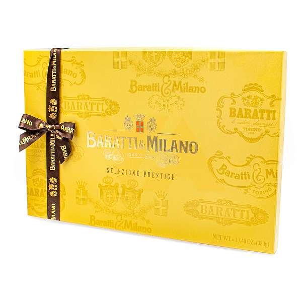 Пралине шоколадные ассорти SELEZIONE PRESTIGE, 4404, 8 вкусов, BARATTI&MILANO, 0,380 кг (карт/кор)  Baratti & Milano Италия