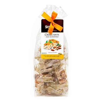 Крокканте из цельного миндаля с медом, SGAMBELLURI, 0,200 кг (пл/пакет)
