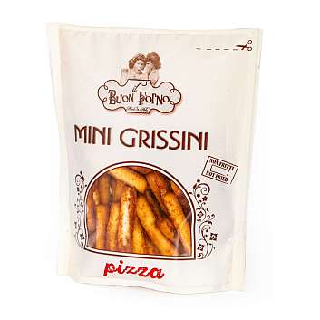 Мини гриссини со вкусом пиццы, BUON FORNO, 0,1 кг (пл/пак)