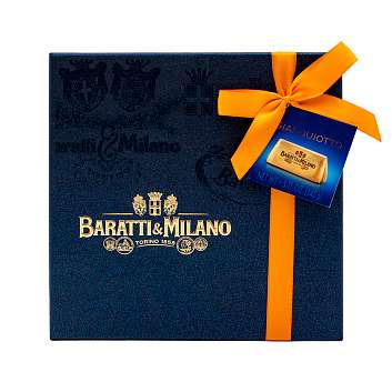 Джандуотти, конфеты из молочного шоколада и шоколадно-ореховой пасты джандуйя LINEA PRESTIGIO, 4320, BARATTI&MILANO, 0,145 кг (карт/кор)