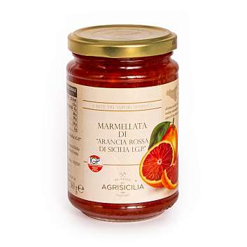 Джем из красного сицилийского апельсина IGP, AGRISICILIA, 0,360 кг (ст/б)