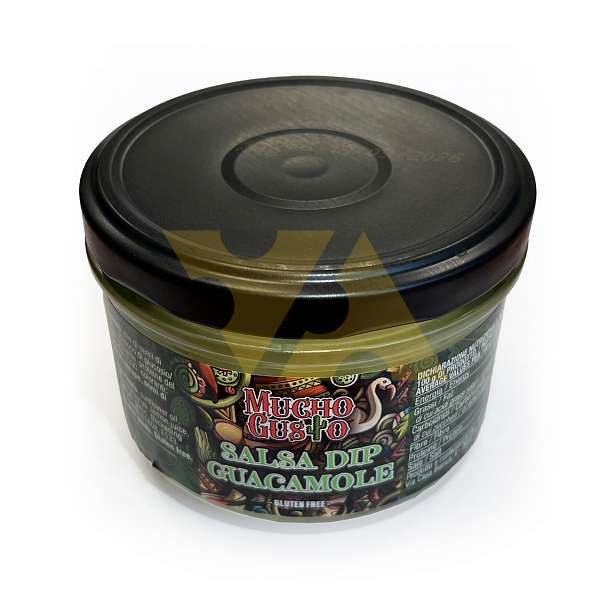 Соус Гуакамоле, соус из авокадо и перцев, MUCHO GUSTO, 0,230 кг (ст/б)  Top Single Service S.r.l Италия