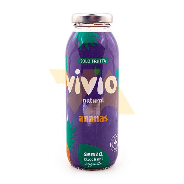 Напиток фруктовый натуральный с ананасовым соком без добавления сахара, VIVIO, 0,250 л (ст/бут)  BIBITE POLARA S.R.L. Италия
