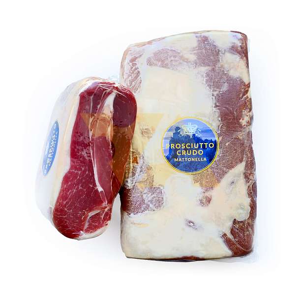 Ветчина без кости прессованная ПРОШУТТО КРУДО МАТОНЕЛЛА 2 кг  Таганский мясокомбинат Россия