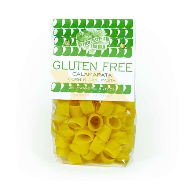 Каламарата, паста из смеси кукурузной и рисовой муки без глютена, UMBRO, 0,25 кг 0.25 Antico Pastificio Umbro S.r.l. Италия