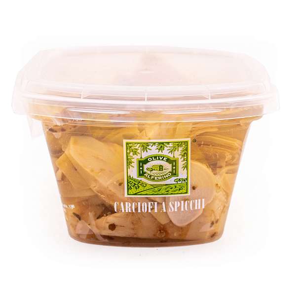 Артишоки нарезанные дольками в подсолнечном масле, LUCARELLI, 0,200 гр/0,120 кг (пл/стакан)  Lucarelli Alferino Италия