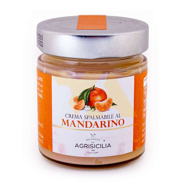 Крем мандариновый, AGRISICILIA, 0,200 кг (ст/б)  Agrisicilia Италия