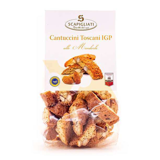 Кантуччини Тосканские IGP миндальные, SCAPIGLIATI, 0,150 кг (пл/пак)  Scapigliati Dolciaria Италия