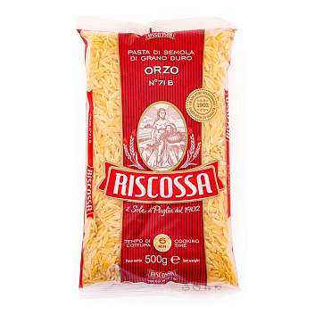 Орцо №71В, паста из твердых сортов пшеницы, RISCOSSA, 0,5 кг