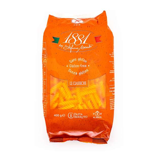 Фузилли №37 без глютена, BERRUTO, 0,400 кг  Pasta Berruto Италия