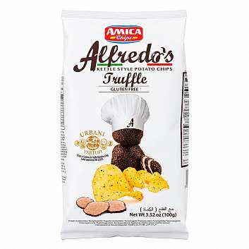 Чипсы картофельные с черным трюфелем ALFREDO\'S, AMICA CHIPS, 0,100 кг