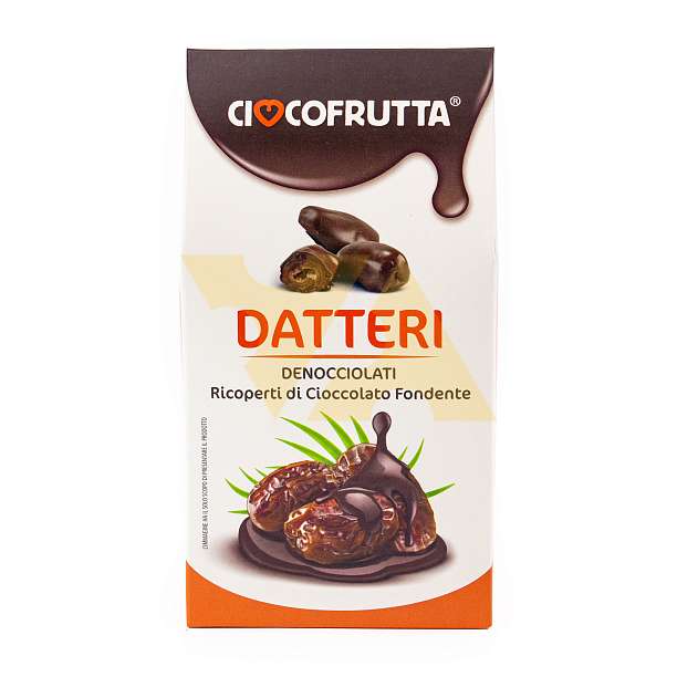 Финики без косточек в темном шоколаде, CIOCCOFRUTTA, 0,150 кг (карт/кор)  Ciocofrutta Италия