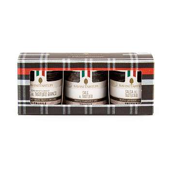 Набор приправ и заправок DOLCE E SALATI (мед, соль, соус тартуфайо), SAVINI TARTUFI