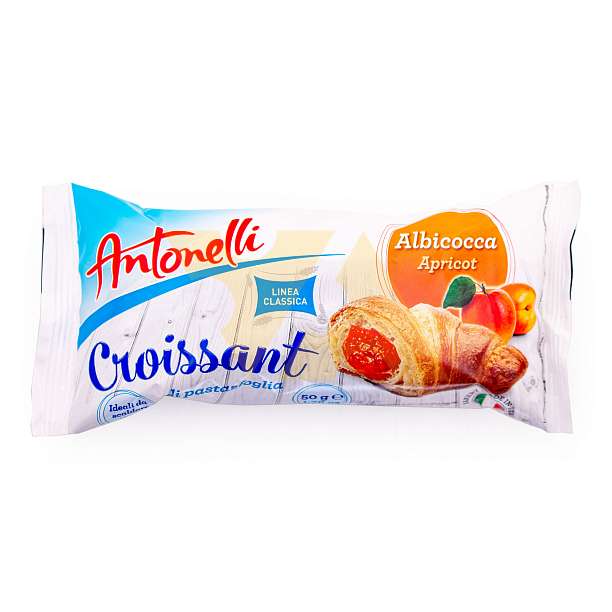 Круассан с абрикосовой начинкой LINEA CLASSICA, ANTONELLI, 0,05 кг  Antonelli Group Srl Италия