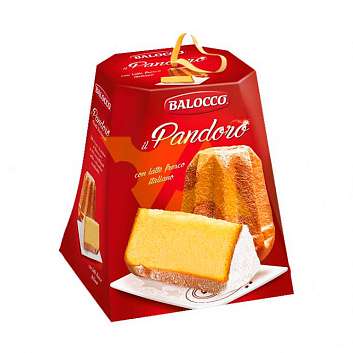 Пандоро, рождественский кекс из Вероны, BALOCCO, 0,75 кг (карт/кор)