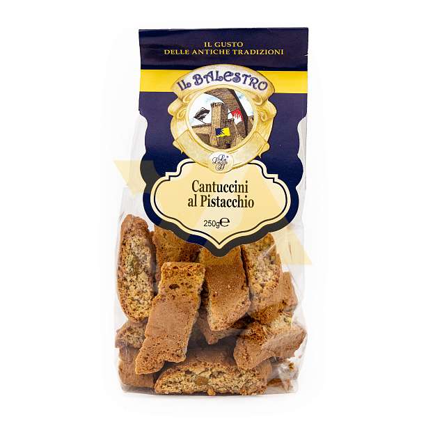 Кантуччини с фисташками IL BALESTRO, 0,250 кг (пл/пак)  Le Logge Италия