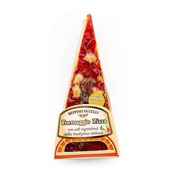 Пицца-чиз, сыр выдержанный с каперсами, оливками и томатами, BEPPINO OCCELLI, 0,200 кг (вак/уп)