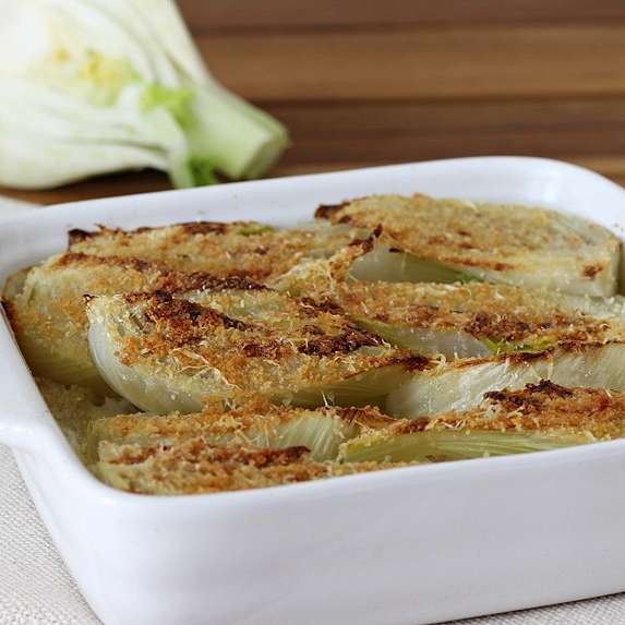 Фенхель запеченный с сыром Грана Падано