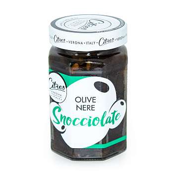 Оливки черные без косточек, CITRES, 0,290 кг/0,130 кг (ст/б)