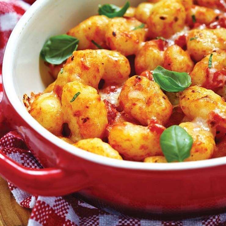 Ньокки картофельные с вялеными помидорами