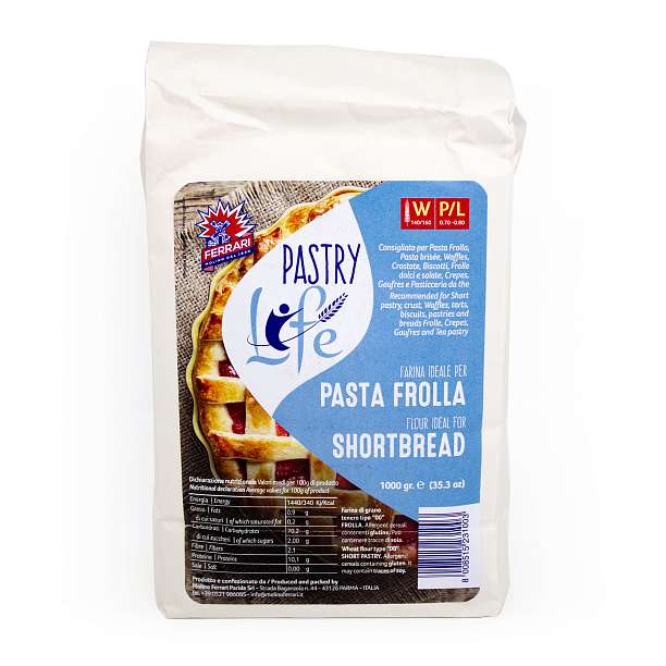 Мука пшеничная типа 00, идеальна для приготовления песочного теста, MOLINO FERRARI, 1 кг 1 кг. MOLINO FERRARI Италия
