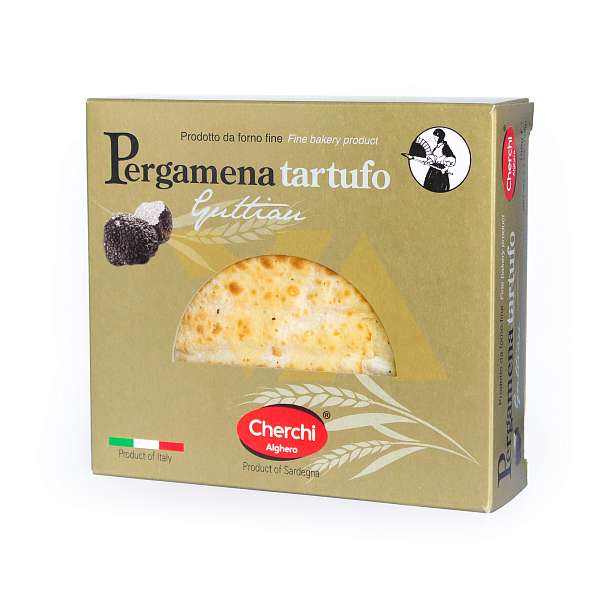 Хлебцы сардинские PERGAMENA TARTUFO Гуттиау с трюфелем, CHERCHI, 0,100 кг (карт/кор)  Cherchi Италия