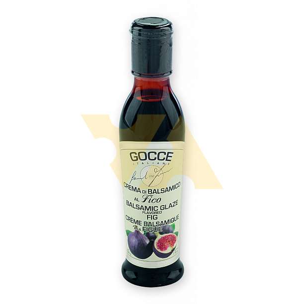 Соус-крем бальзамический с инжиром, K0902, GOCCE, 0,22 кг (пл/б)  Acetaia Leonardi Италия