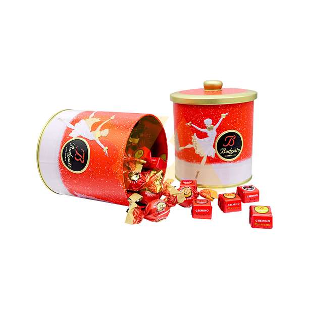 Конфеты шоколадные ассорти, BODRATO CIOCCOLATO, 0,200 кг (новогодняя ж/б балет)  Bodrato Cioccolato Италия