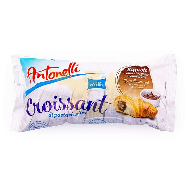 Круассан со сливочно-шоколадной начинкой LINEA CLASSICA, ANTONELLI, 0,050 кг  Antonelli Group Srl Италия